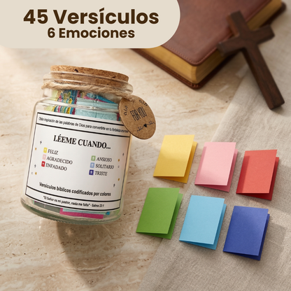 Frasco de Versículos por Emociones